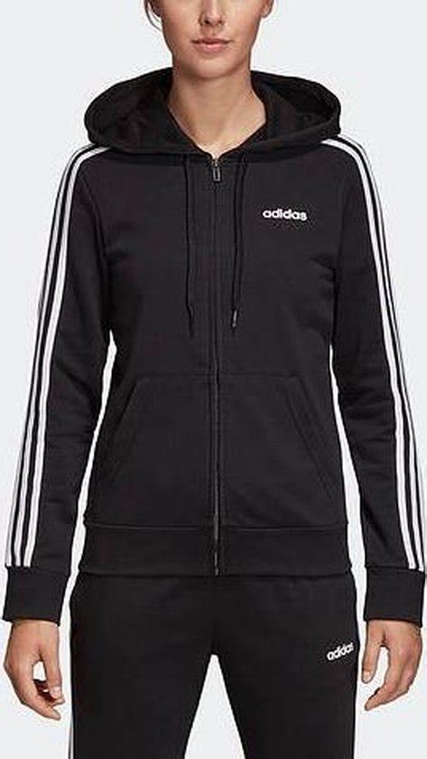 adidas vest dames zwart wit|White .